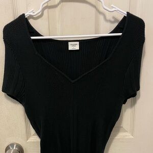 Express Black Blouse Elegant Top